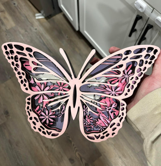 3D Butterfly Decor