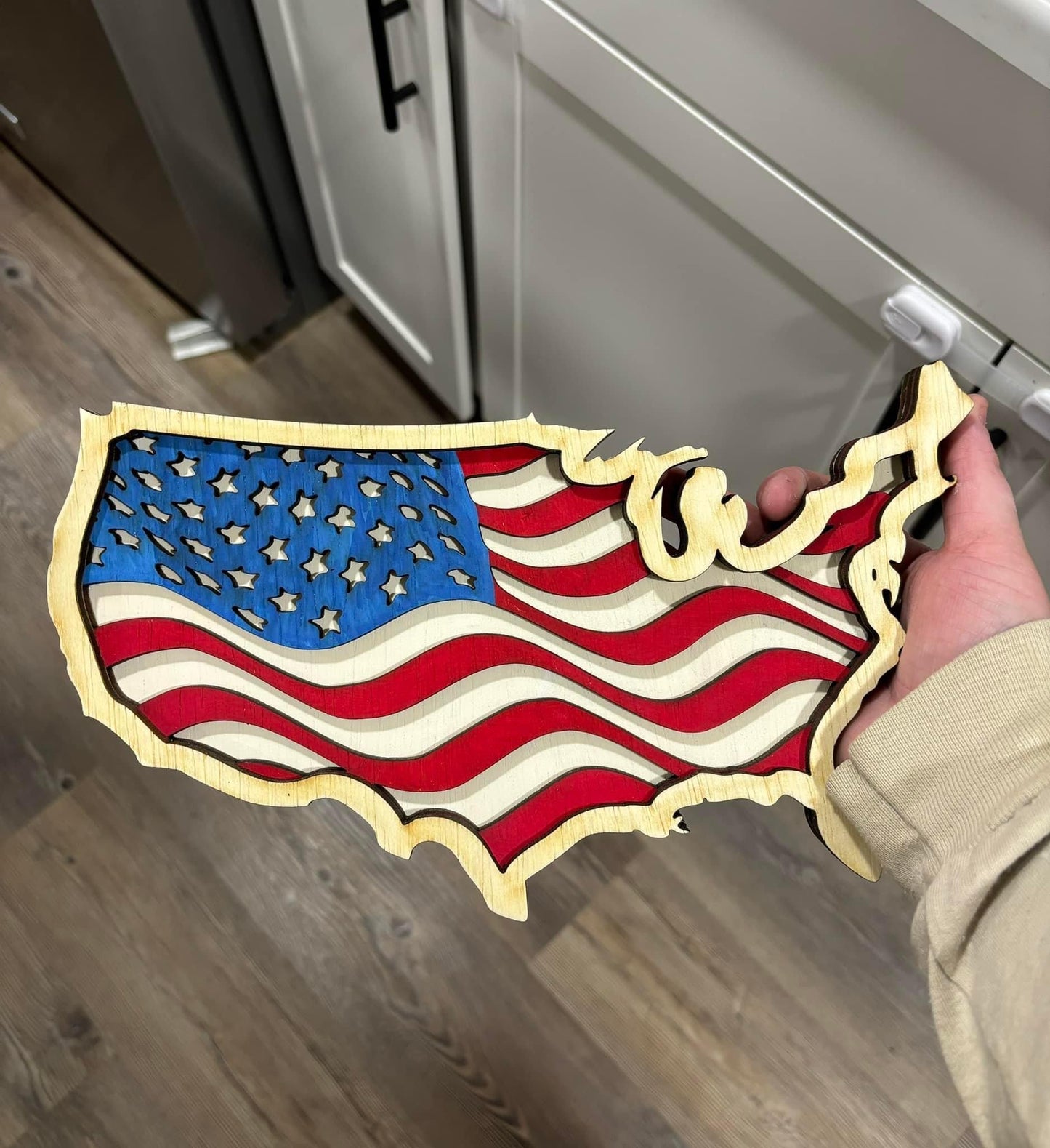 3D American Flag